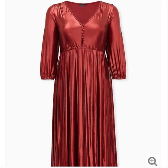 NWT Torrid Red Dress 1X - Picture 3 of 10